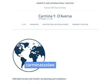 Tablet Screenshot of carminataxlaw.com
